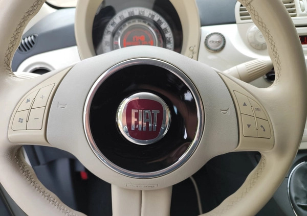 Fiat 500 cena 23500 przebieg: 147870, rok produkcji 2010 z Krotoszyn małe 232